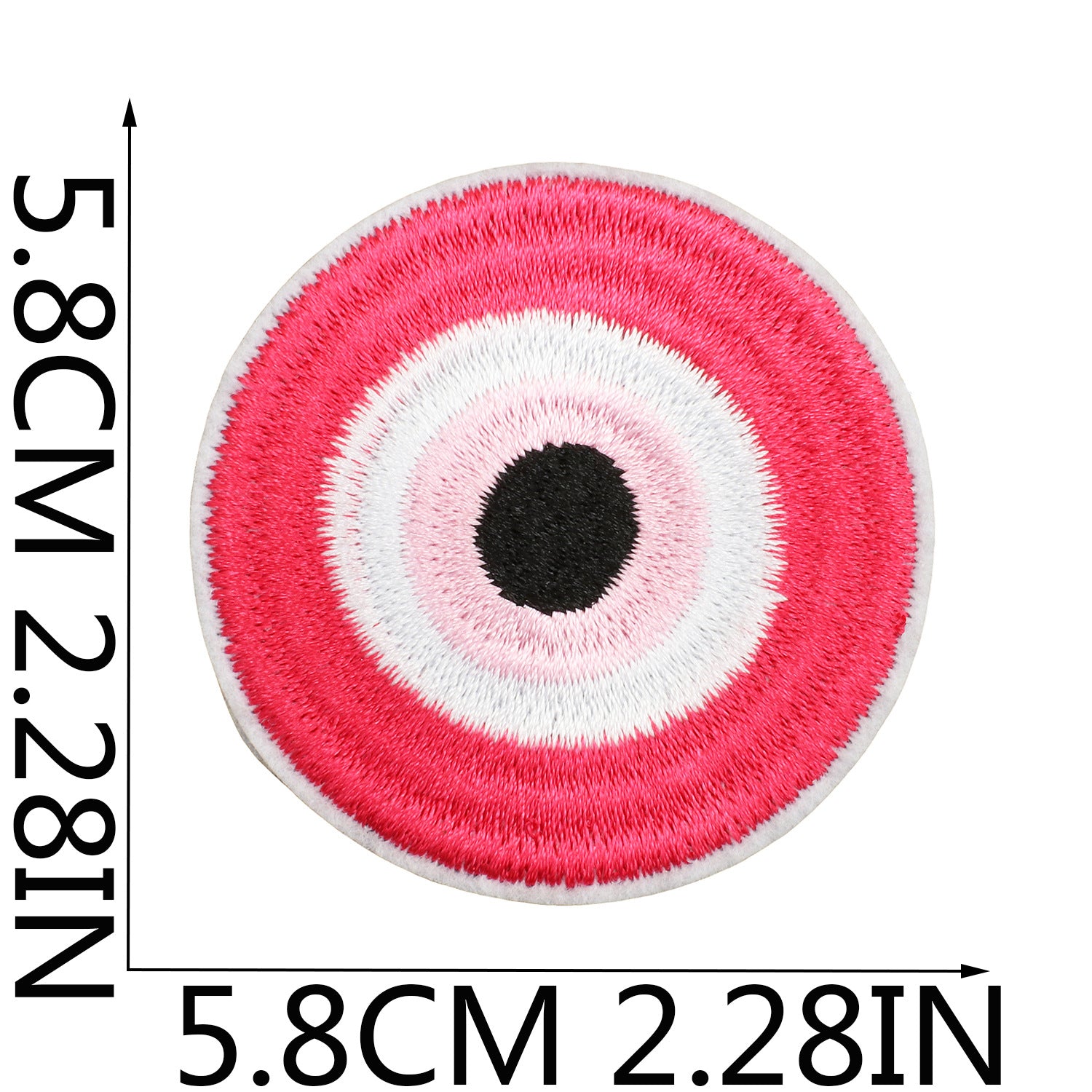 Wholesale Pink Python Embroidered Cloth Sticker